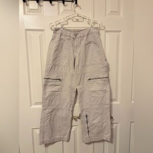 Garage Light Gray Cargo Pants (size 0)